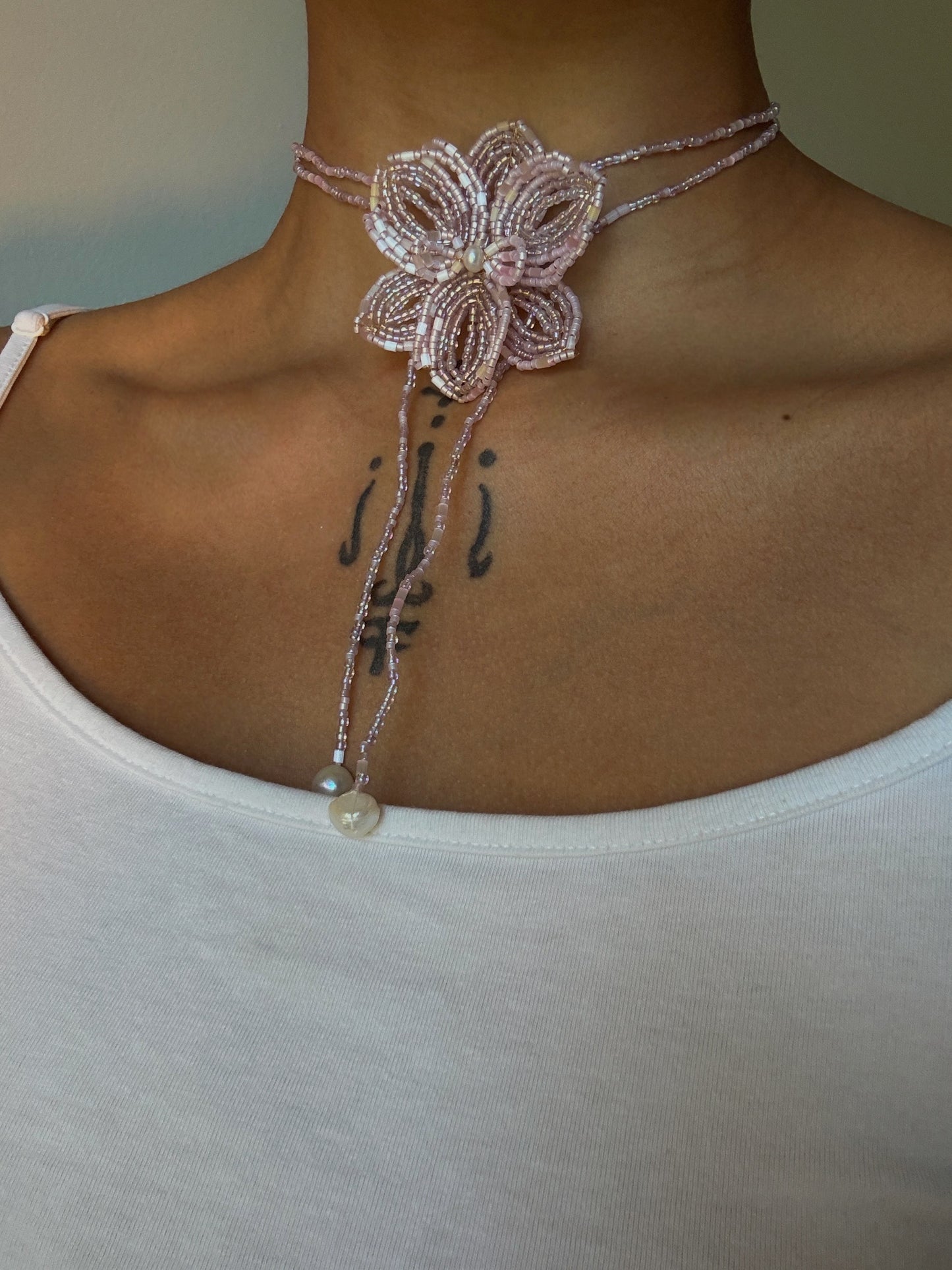 Fairy Tears Orchid Necklace