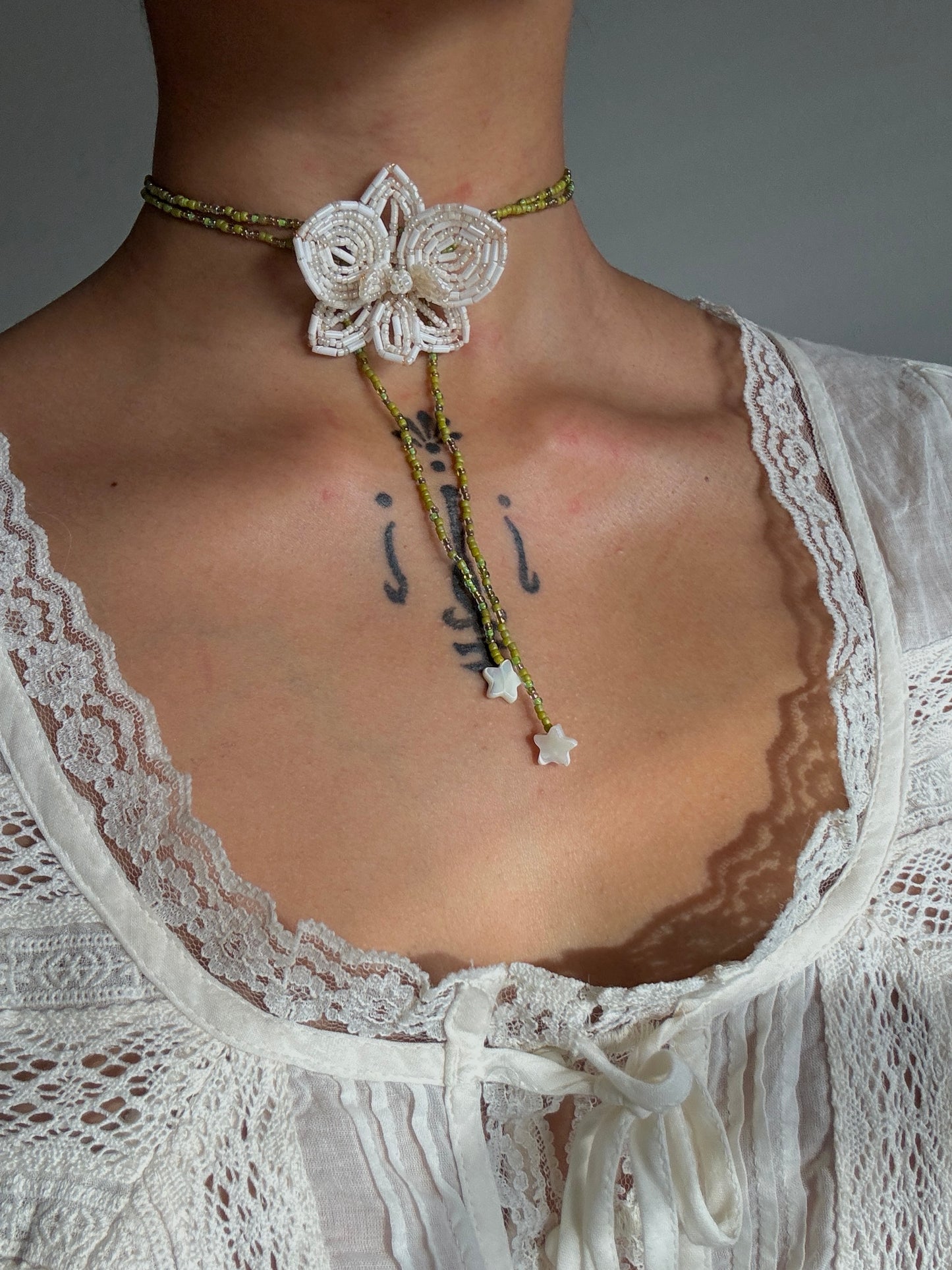 Starlight Orchid Necklace