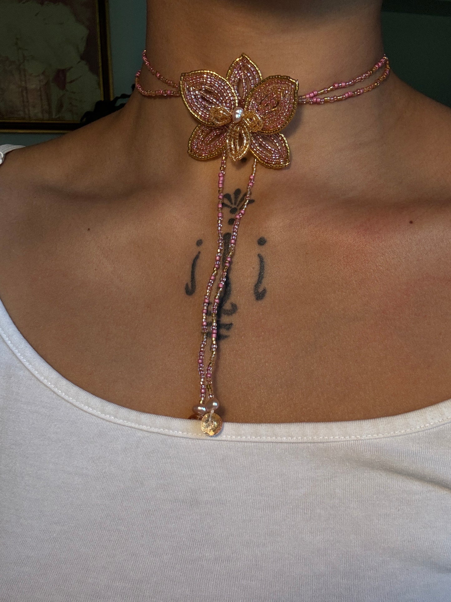 Jasmine Orchid Necklace