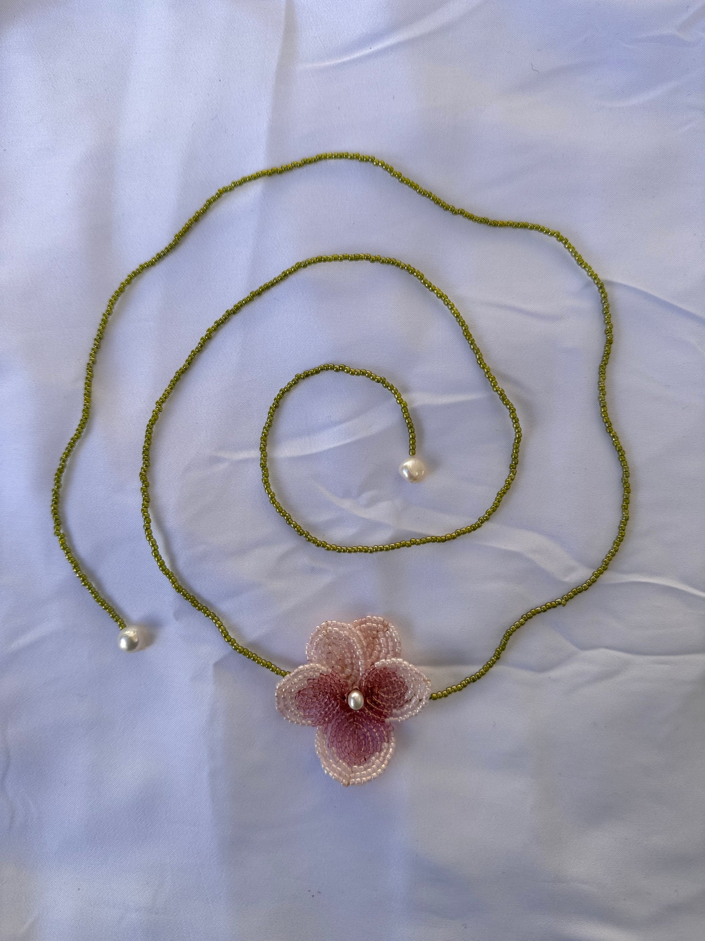 Flora Pansy Necklace