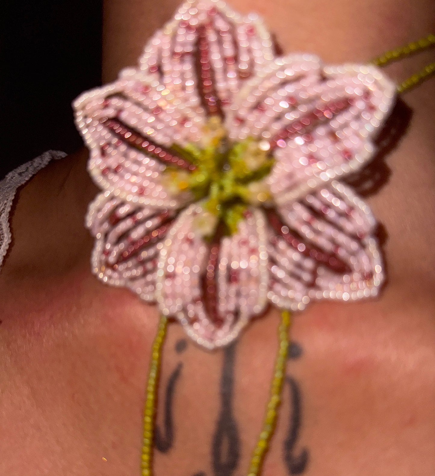 Stargazer Lily Necklace