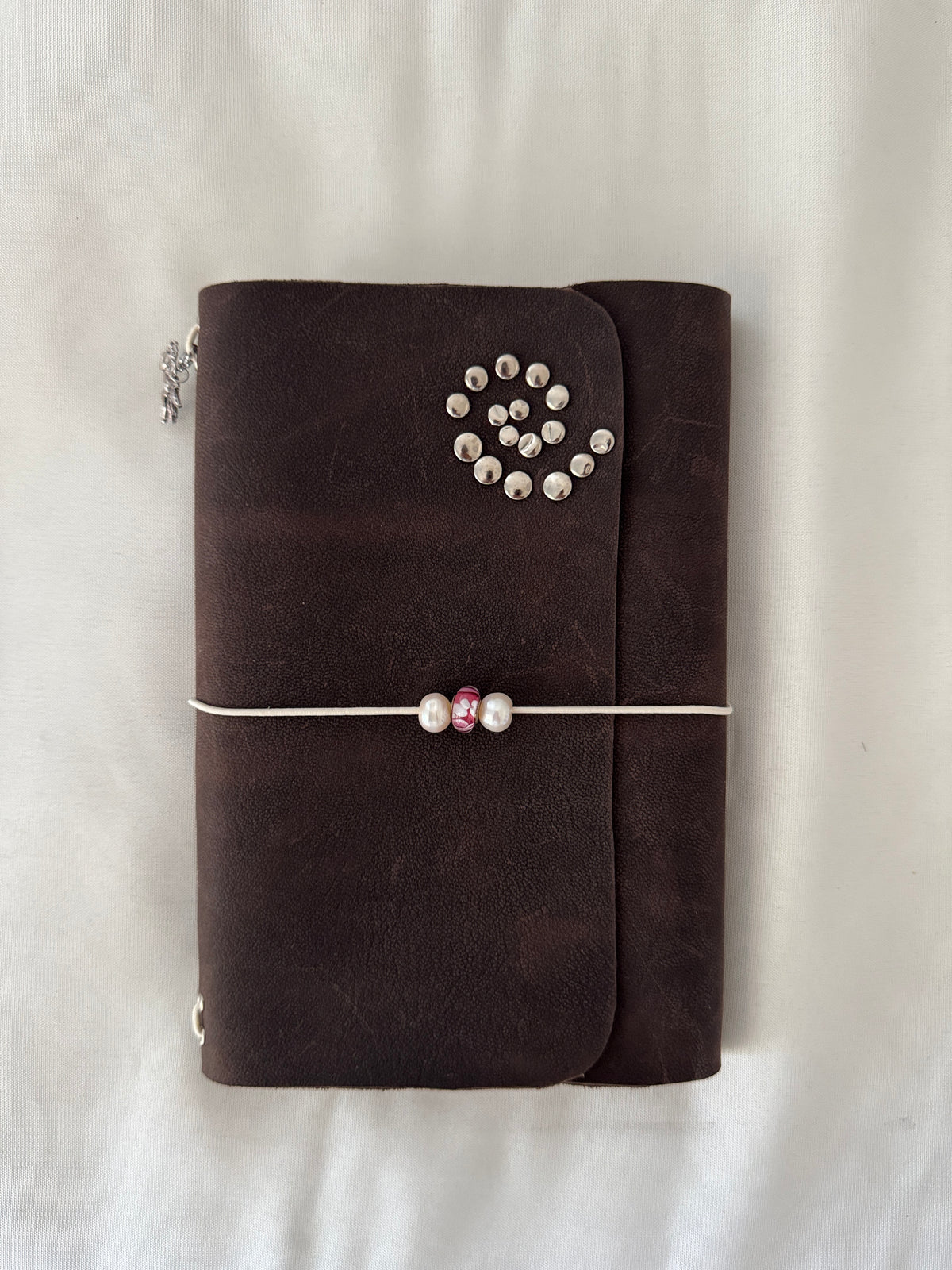 Pearl Heirloom Leather Journal