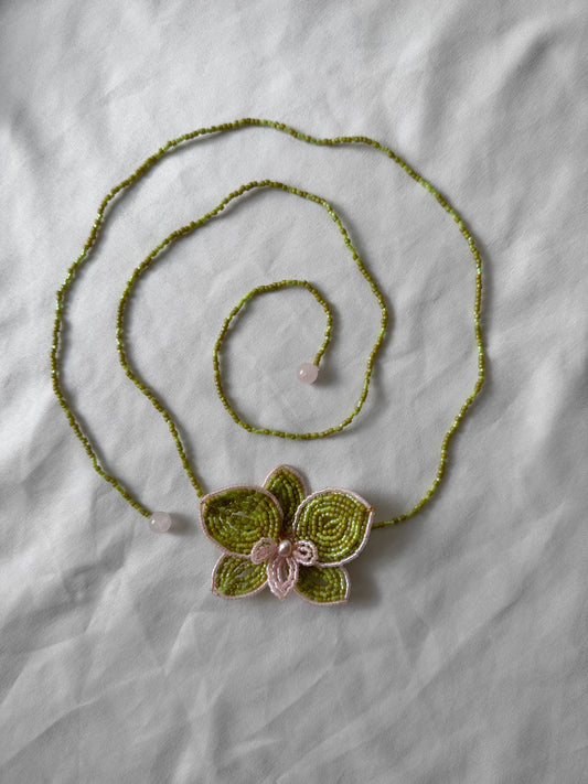 Garden Muse Orchid Necklace