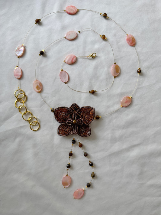 Gaia Orchid Waist Beads/ Necklace