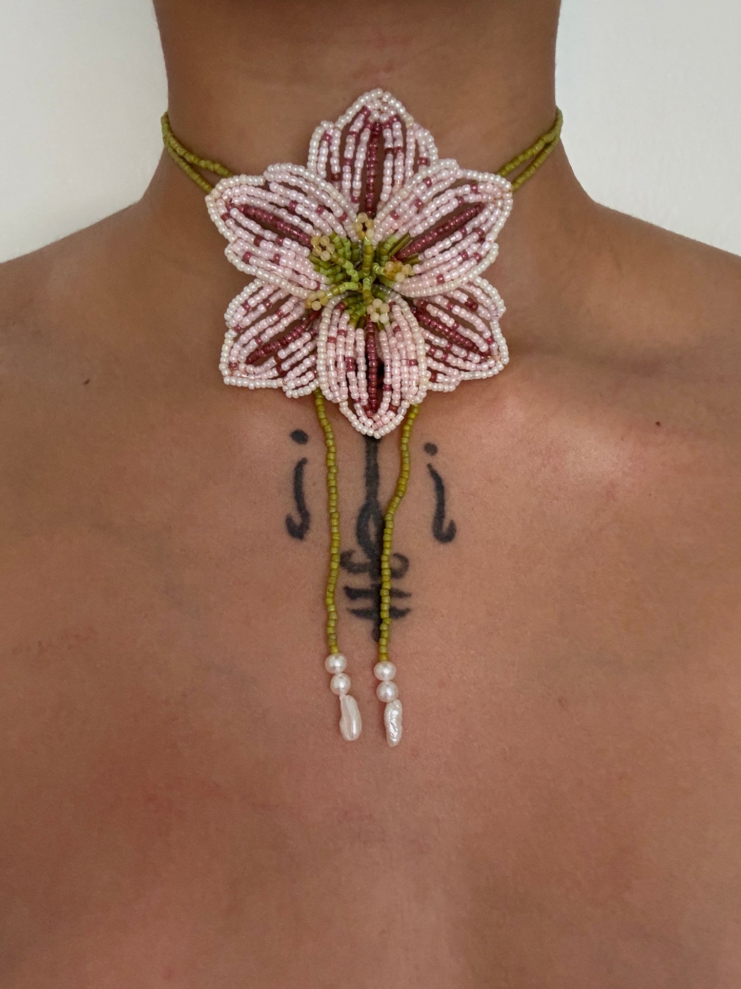 Stargazer Lily Necklace